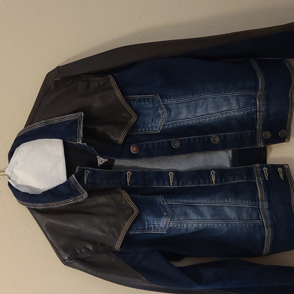 Guess jean faux leather Jacket